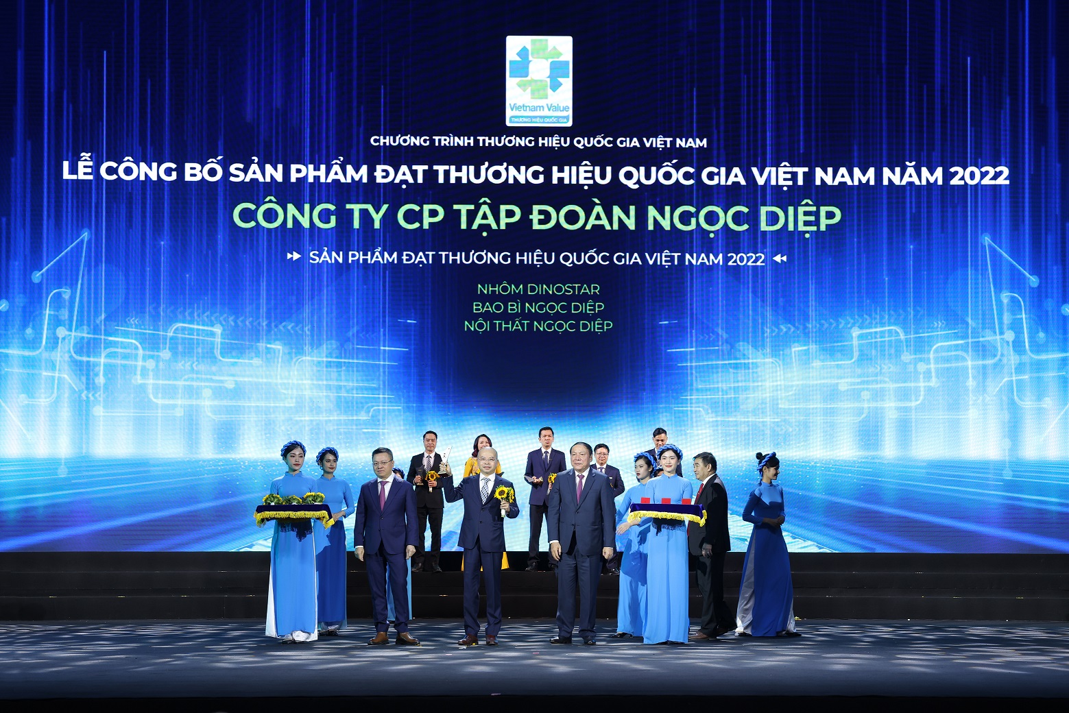 Tập đoàn Ngọc Diệp nhận vinh danh Thương hiệu Quốc gia Việt Nam 2022