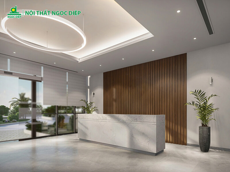Không gian sảnh đón tiếp – điểm chạm quan trọng trong hành trình khách hàng