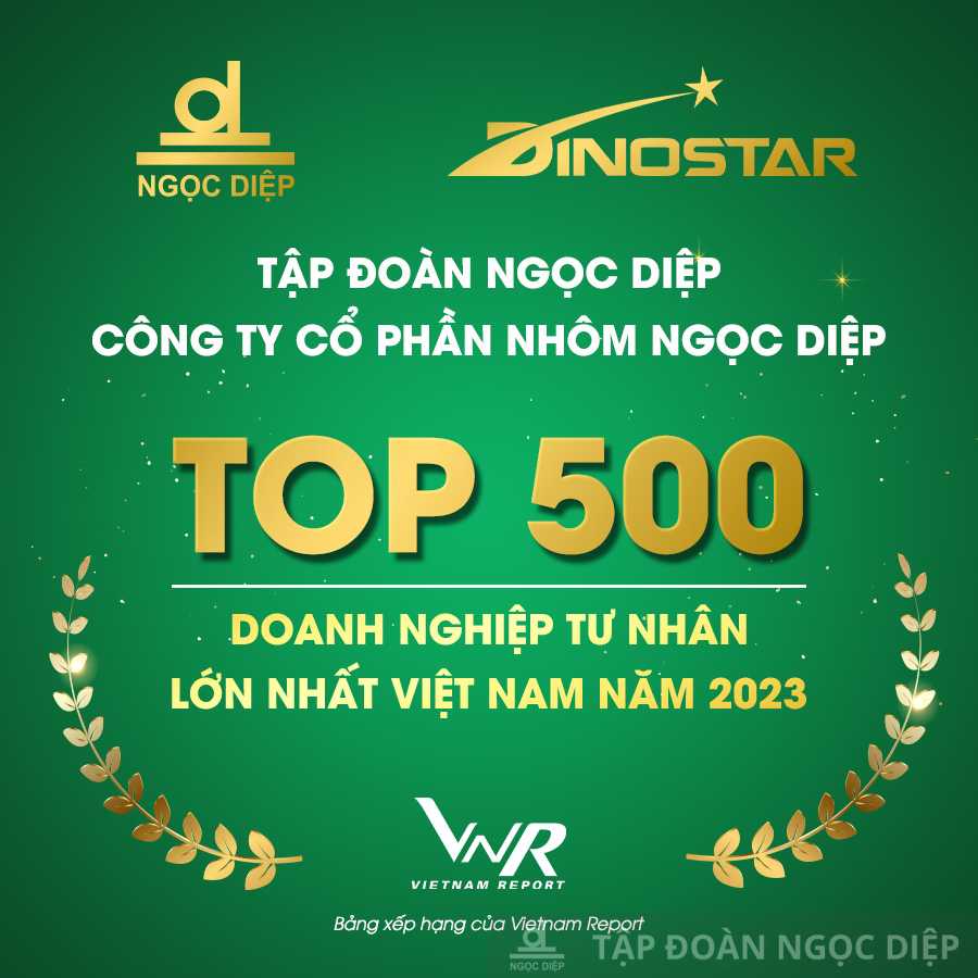 Tập đoàn Ngọc Diệp thăng hạng trong TOP 500 Doanh nghiệp tư nhân lớn nhất Việt Nam 2023